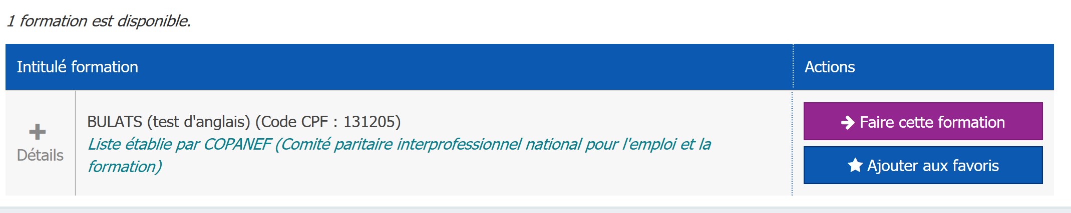 Faire cette formation